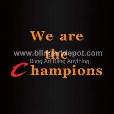 We Are The Champions Basketball Heat Transfers Vinyl